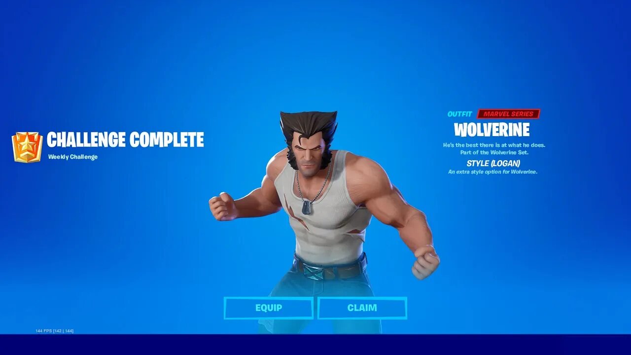 WOLVERINE *LOGAN* SKIN Unlocked in FORTNITE!