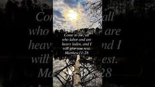 Matthew 11:28 #God #christian #Jesus #bible #labor #rest #laden #shorts