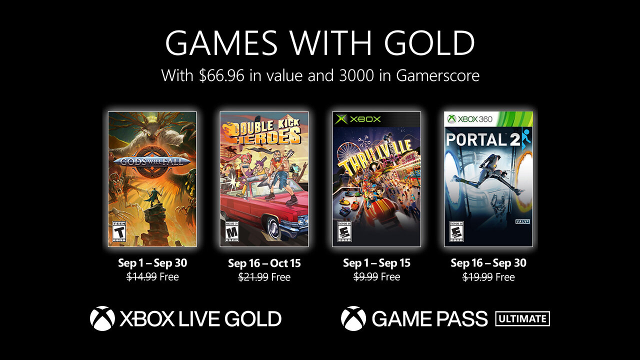 RapperJJJ LDG Clip: XBox Games With Gold For September 2022: 2 Free Games Available Right Now