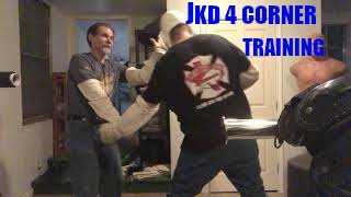 JKD 4 CORNER FIGHTING DRILL WITH JKD SIFU MIKE GOLDBERG