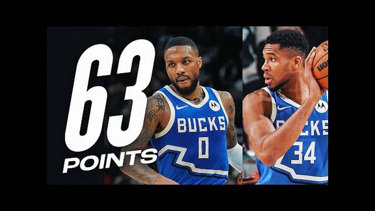 Giannis Antetokounmpo (32 PTS) & Damian Lillard (31 PTS) SHINE in Bucks W! 🔥_ November 23, 2024