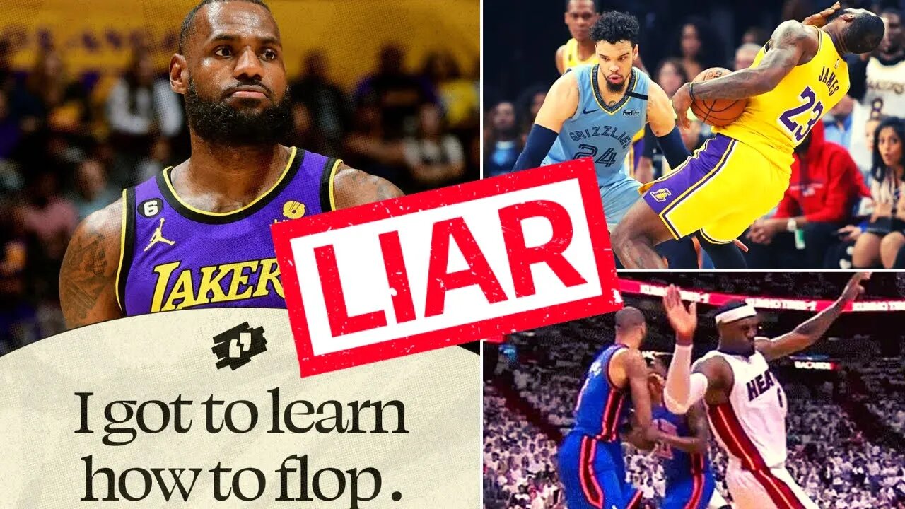 LeBron James Tells ANOTHER Ridiculous Lie After Lakers DISASTER Start | He Doesn't Flop? LOL