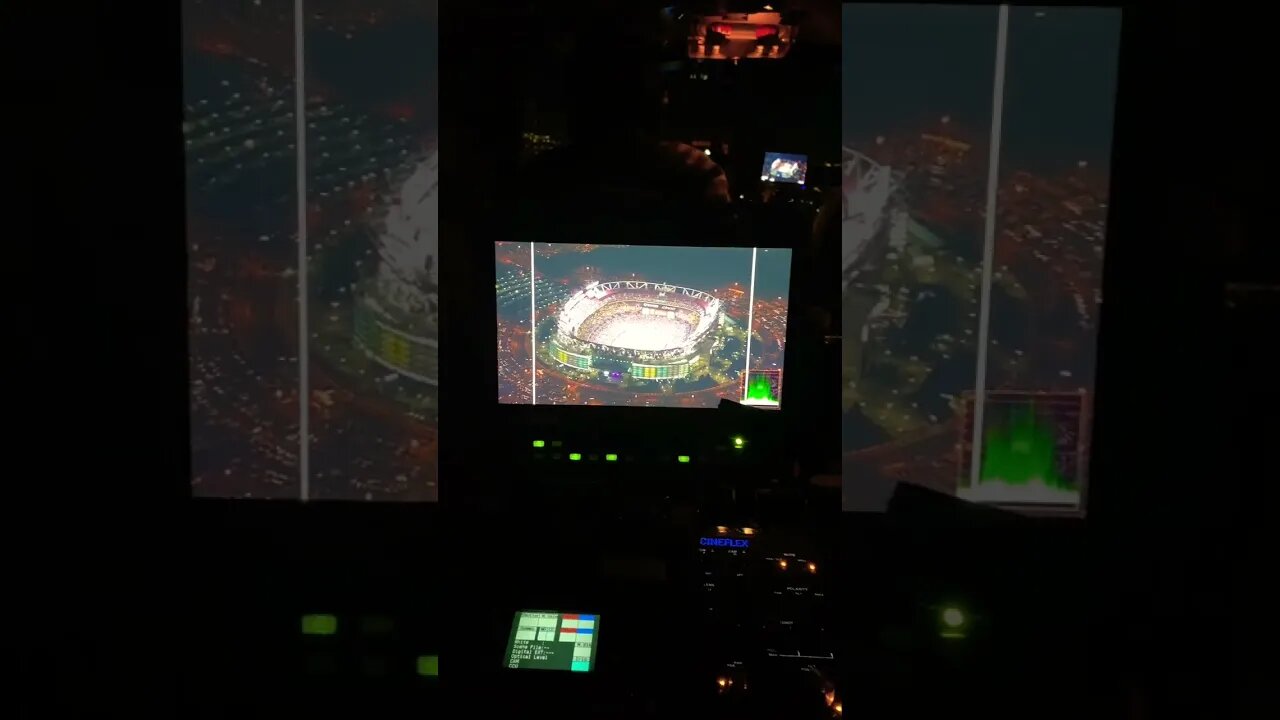 When the Red Light’s on, millions of people are watching. #TVCrew #Cameraman #Drone