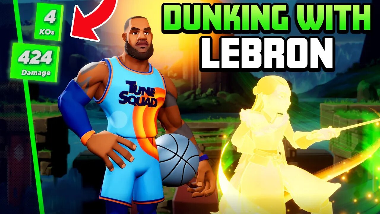 LEBRON JAMES DUNKS INTO THE MULTIVERSUS 🏀 2 Vs 2 Matches Ft Velma & Arya Stark