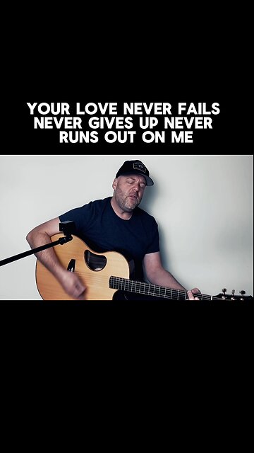 ONE THING REMAINS (YOUR LOVE NEVER FAILS) #lyrics #acoustic #church #shorts