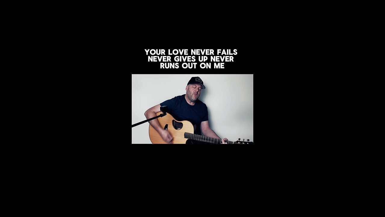 ONE THING REMAINS (YOUR LOVE NEVER FAILS) #lyrics #acoustic #church #shorts