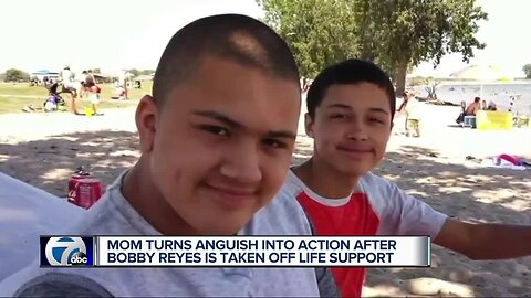 Mom turns anguish into action after Bobby Reyes is taken off life support