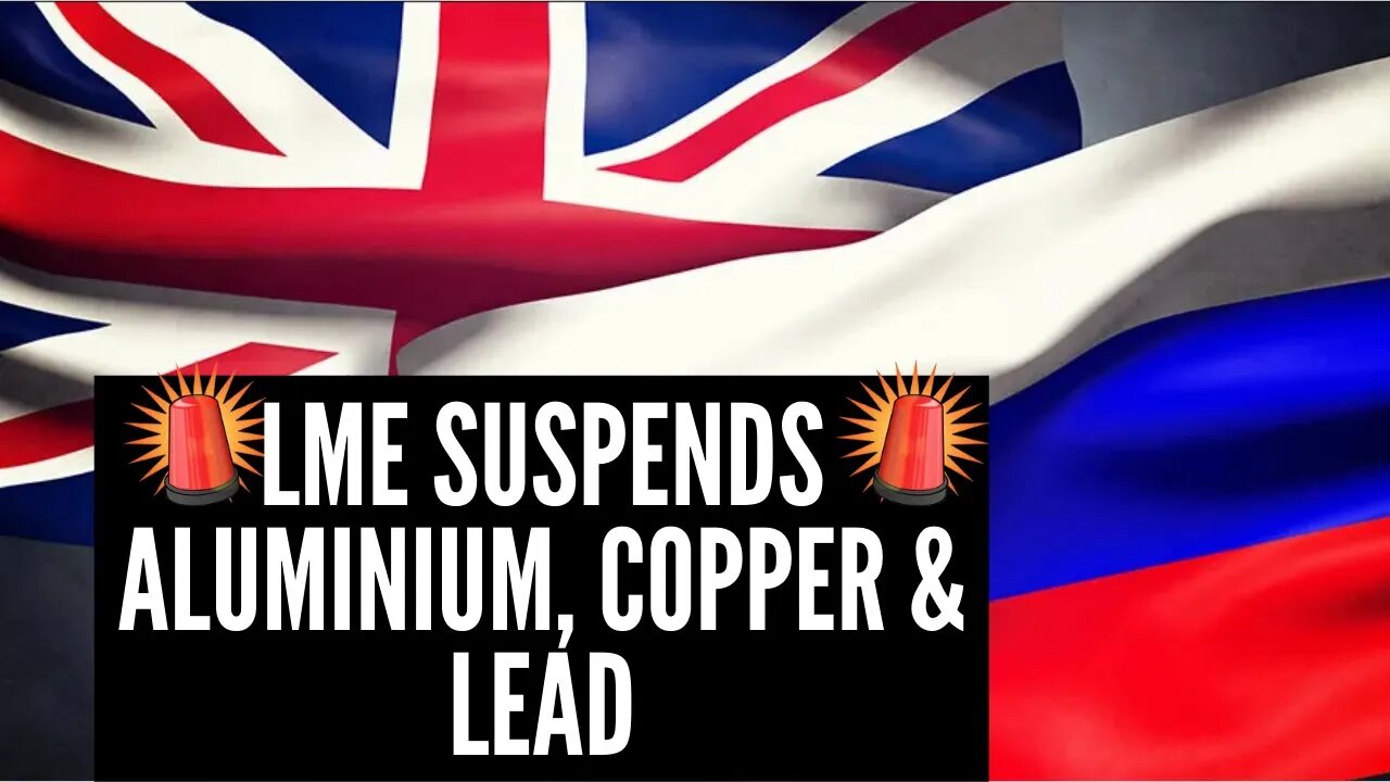 ⚡️London Metal Exchange suspends Russian lead, aluminium and copper - Inside Russia Report