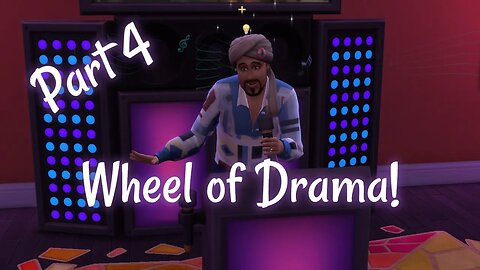 Late Night Sims 4 Chaos! Wheel of Drama Llama! Part 4