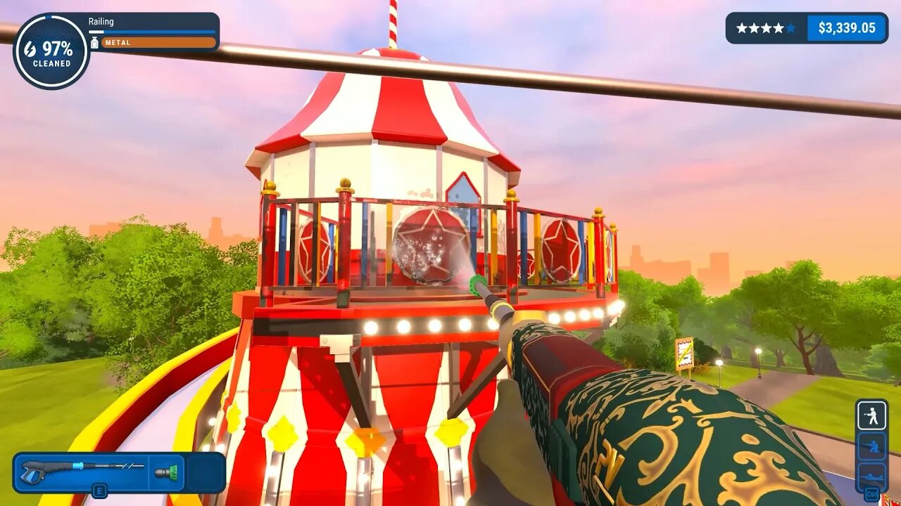 The Helter Skelter Poop Slide - Powerwash Simulator