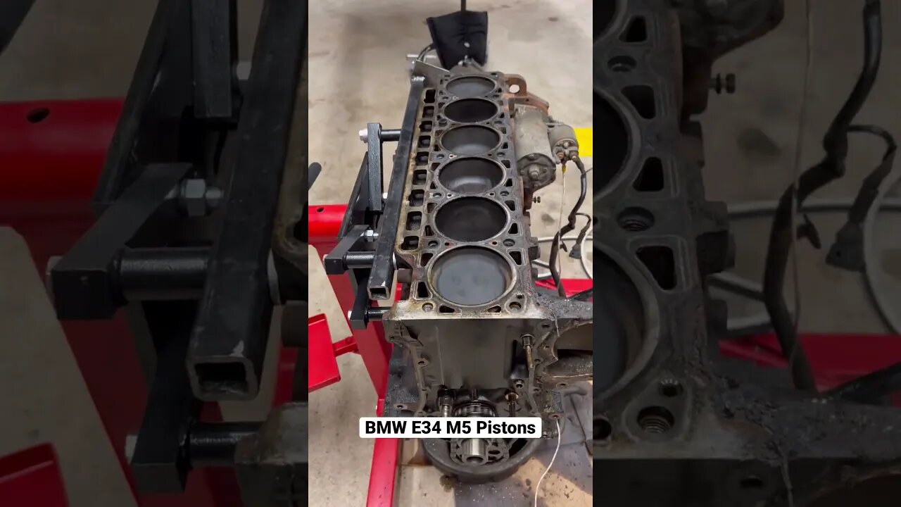 BMW E34 M5 Pistons Restoration #shorts #bmw #automotive #diy #cars #restoration #bmwm5 #engine