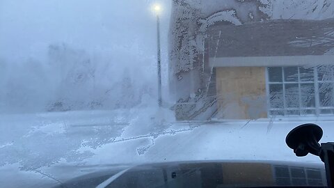 LIVE BLIZZARD CONDITIONS -Great Lakes Weather