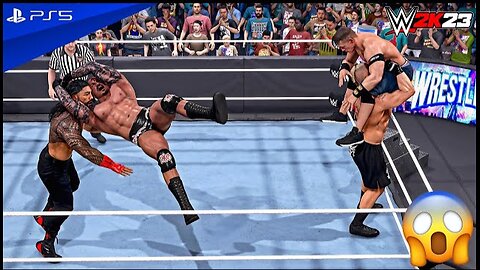 WWE 2k24 Roman Reigns vs Brock Lesnar vs Randy Orton vs the rock vs John Cena vs edge