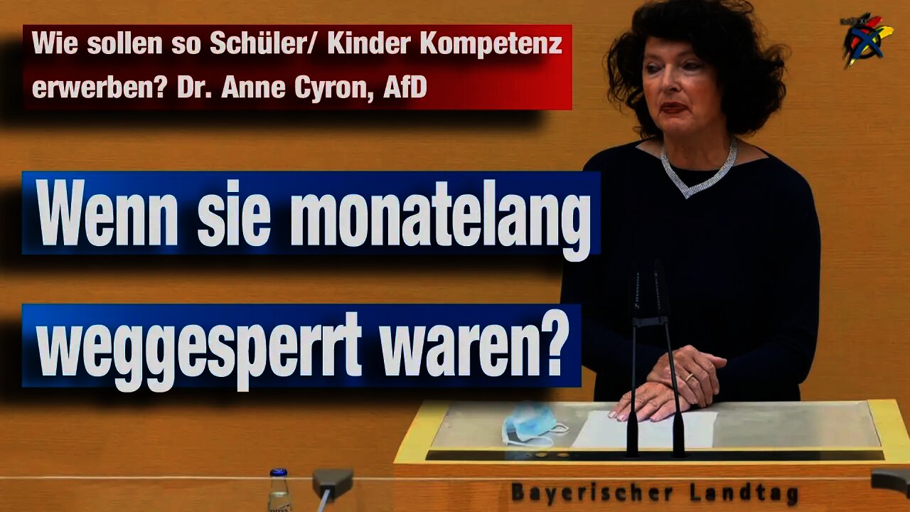 Wie sollen so Schüler/ Kinder Kompetenz erwerben? Dr. Anne Cyron, AfD