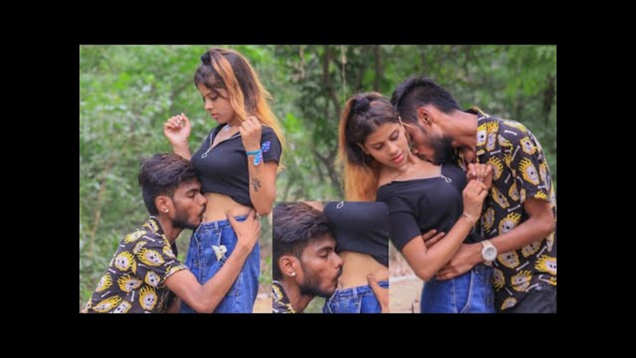 Challenge के बहाने का चूसा कमर || Real Kissing Prank ||