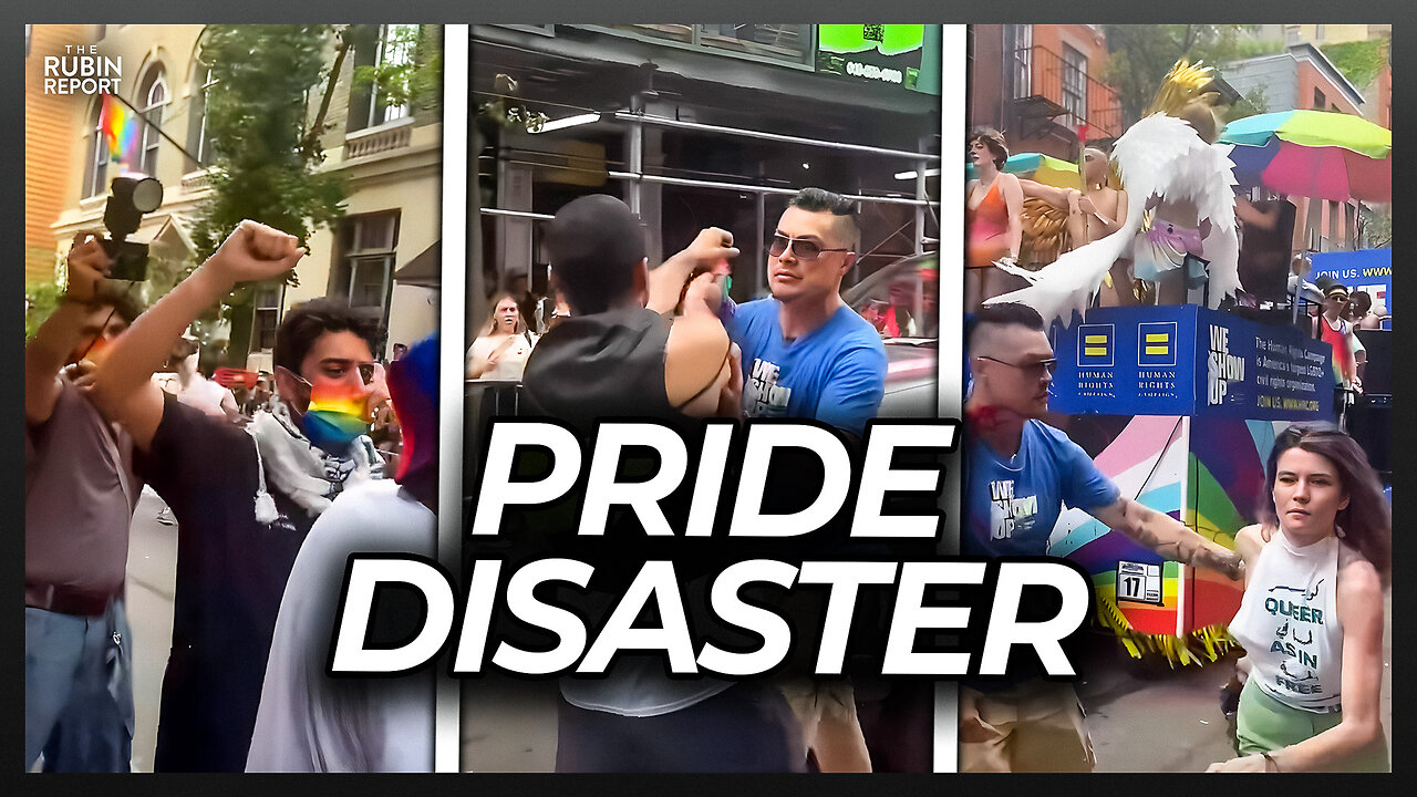 LGBT & Pro-Palestine Protesters Clash at Pride Parade