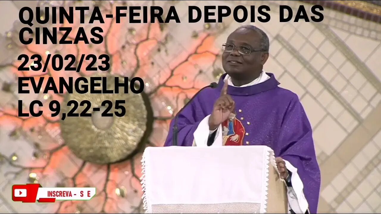 Homilia de Hoje | Padre José Augusto 23/02/23 | Quinta-feira Depois das Cinzas