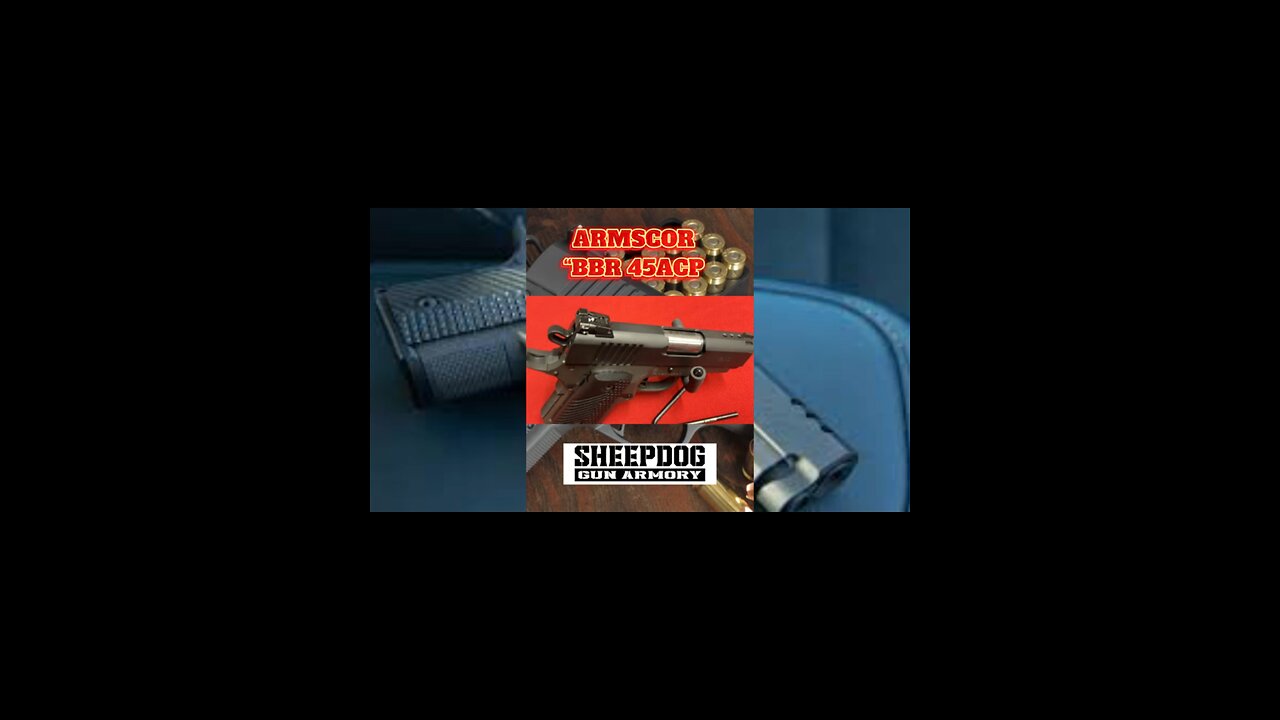 AMRSCOR “BBR” 45ACP 3.1” barrel (Double Stacked) 10rd capacity