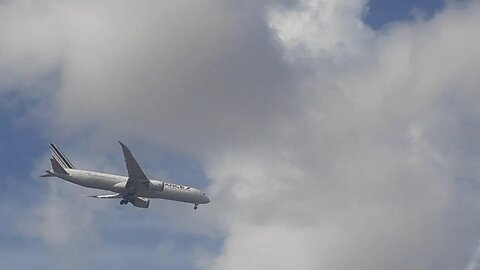 Boeing 787-9 F-HRBJ vindo de #Paris e Airbus #A321 PT-MXD vindo de #Manaus