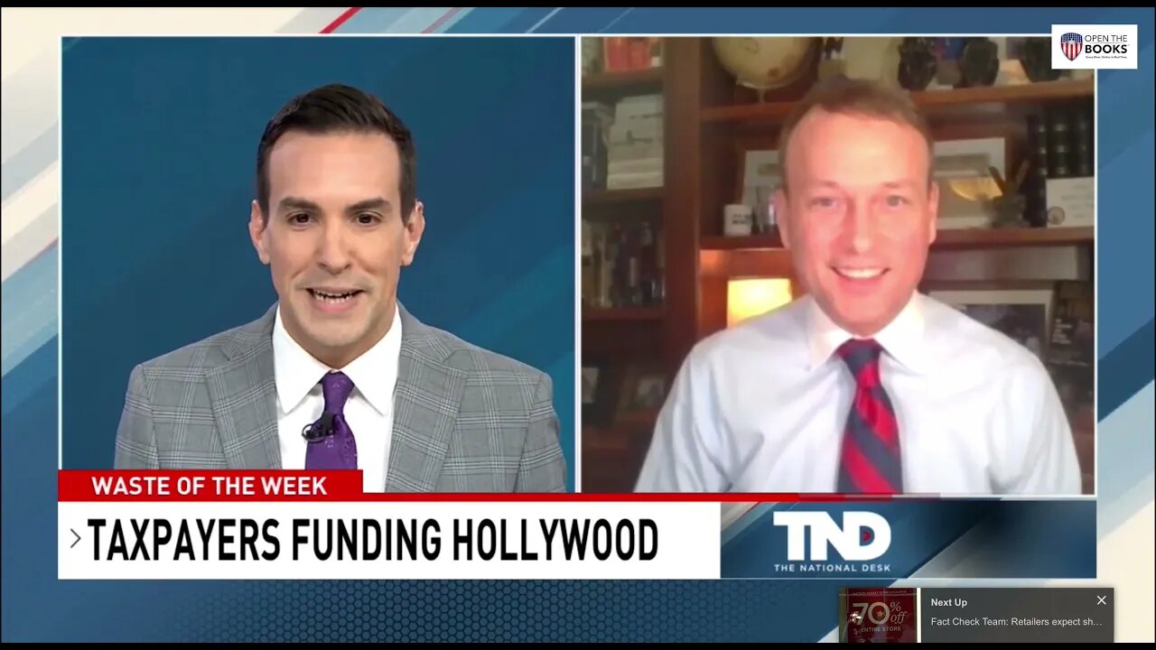 "Waste Of The Week" on The National Desk: Are Taxpayer Dollars Funding the Film Industry?