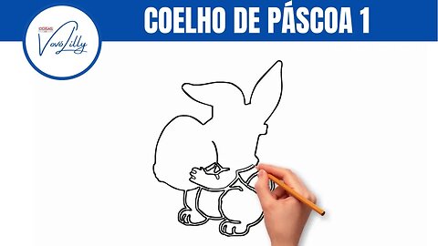 COMO DESENHAR | COELHO DE PÁSCOA | PASSO A PASSO. MUITO FÁCIL