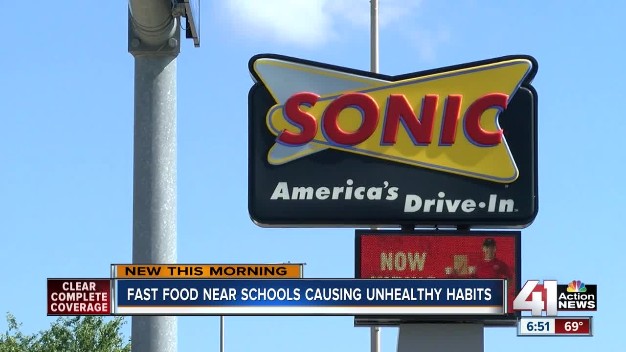 Fast food near schools may be causing unhealthy habits