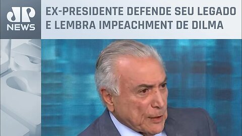 Temer lamenta ações para revogar suas reformas e diz que atitudes de Lula ‘não são de harmonia’