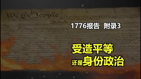 <The 1776 Report> in Chinese Appendix III: Created Equal or Identity Politics?