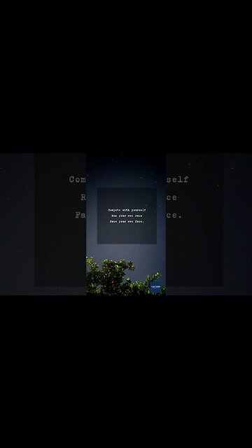 Compete With Yourself | #shorts #clutteredthoughts #yourself #compete