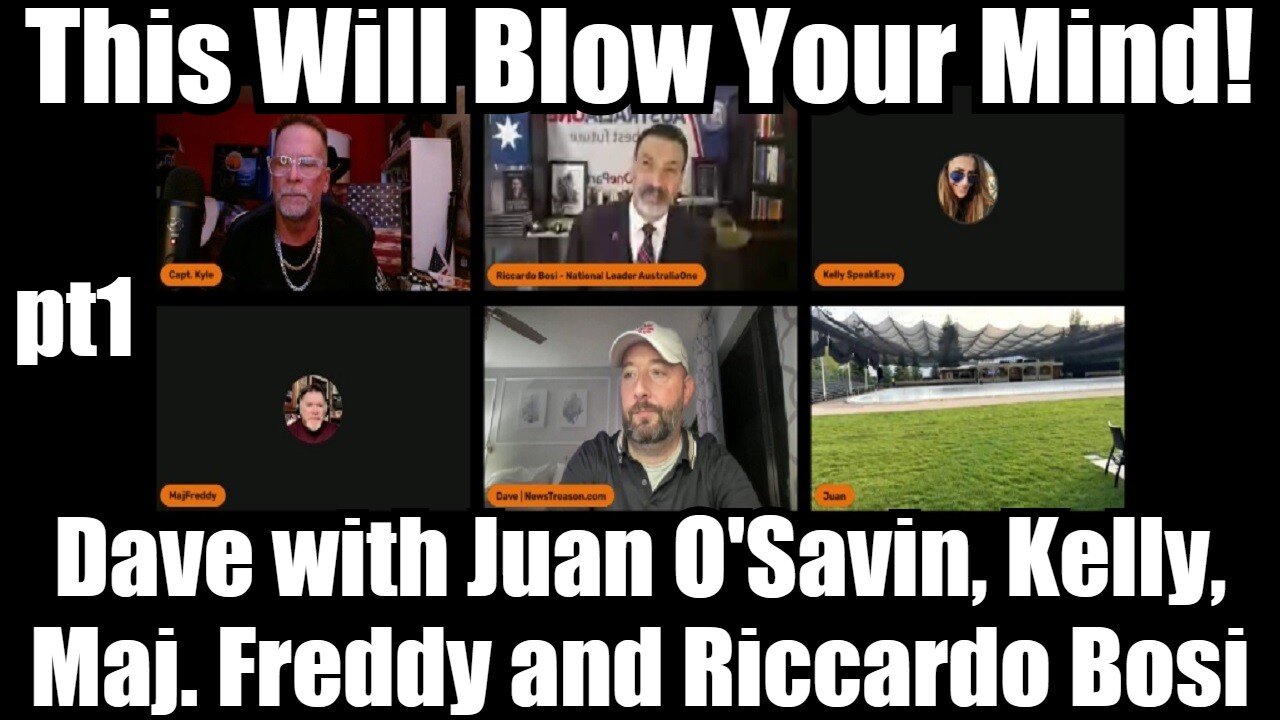 Dave with Juan O'Savin, Kelly, Maj. Freddy and Riccardo Bosi - Situation Update 9/12/24