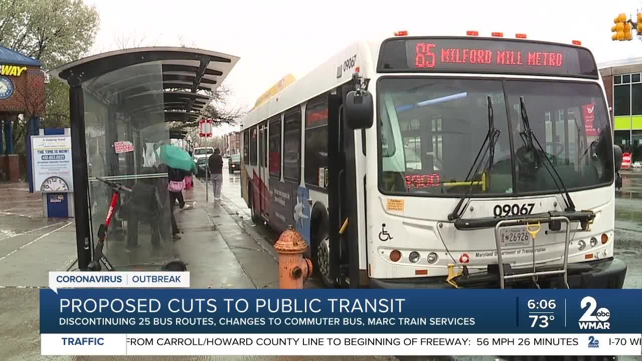 Proposed cuts to public transit