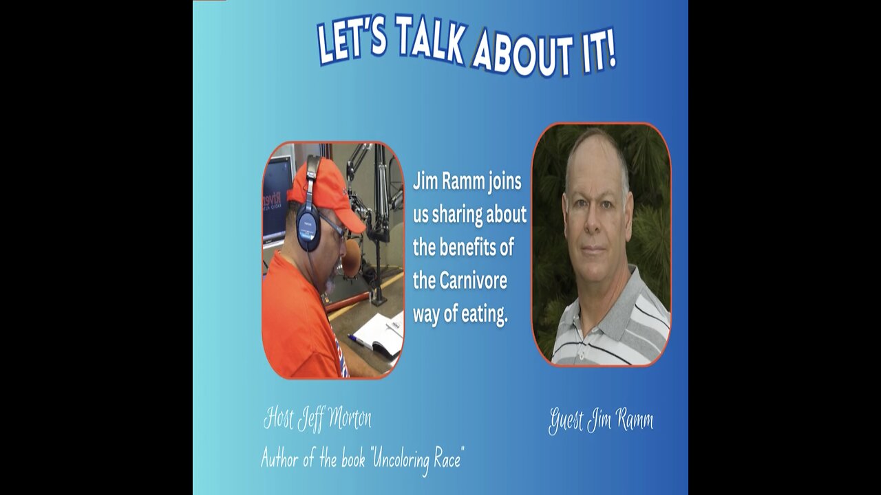 Apr. 17, 2024 PM / Let's Talk About It with Jeff Morton and Sarge on the 'Nutrivore Diet'!