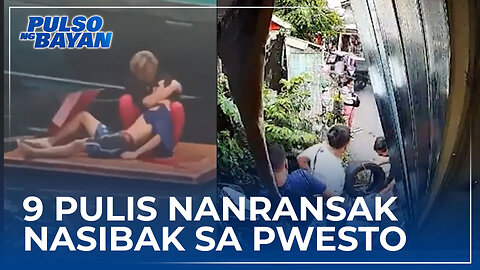 9 pulis, sinibak sa pwesto
