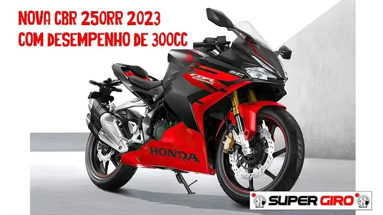Honda CBR 250RR 2023 com desempenho de Yamaha R3 #CANALSUPERGIRO
