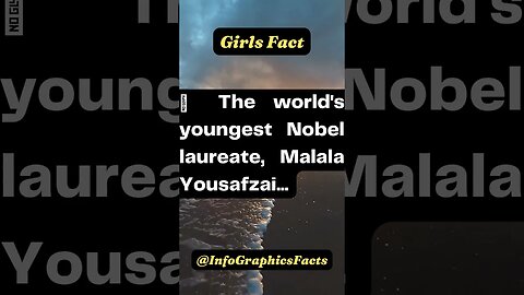 📖 The world's youngest Nobel laureate, Malala Yousafzai