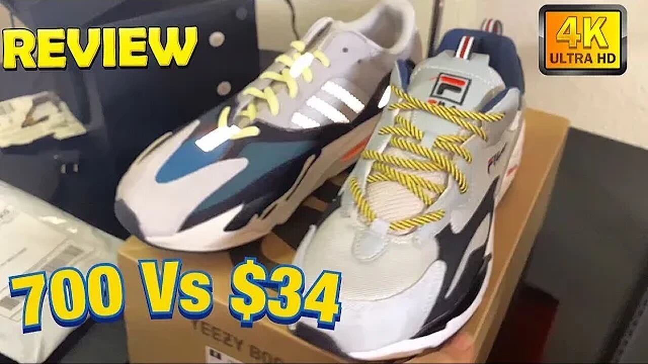 YEEZY BOOST 700 OG "Wave Runner" VS $34 FILA|Review