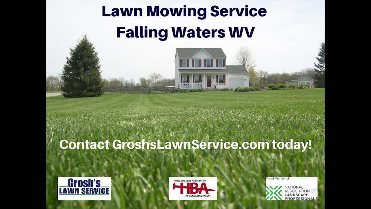 Lawn Mowing Service Falling Waters WV GroshsLawnService.com