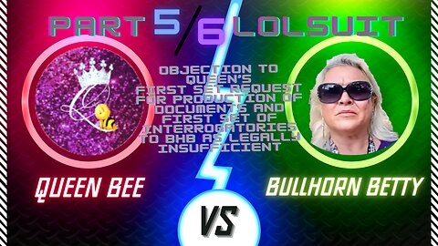 Part 5/6 BHB VS QB LOLSUIT #lolcow #lolcows #queenbee #bullhornbetty #bhb