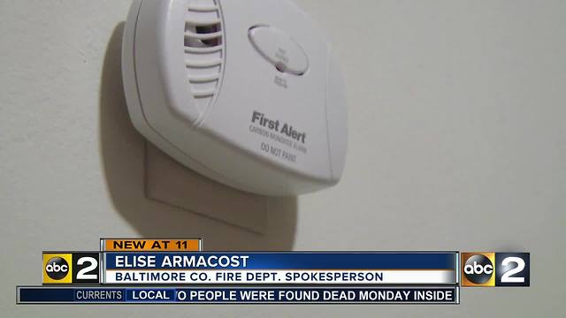 Baltimore County providing smoke and carbon monoxide alarm program