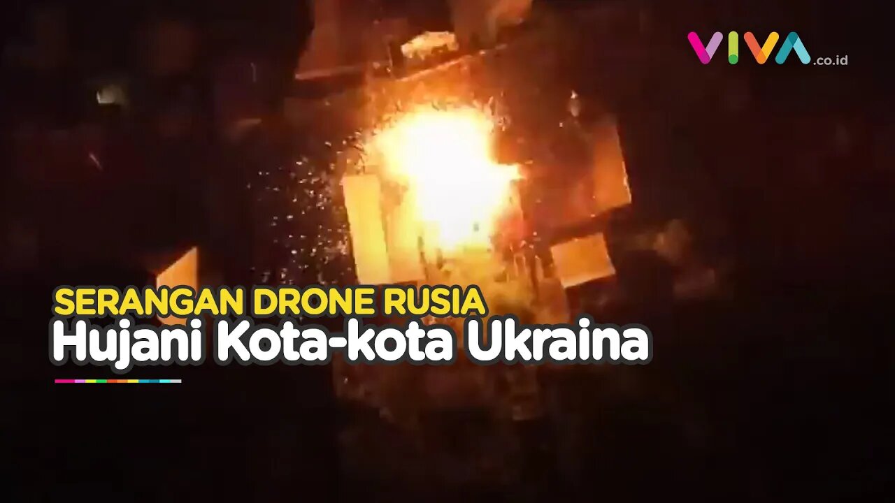 PANAS! Drone Rusia Gentayangan di Wilayah Udara Ukraina