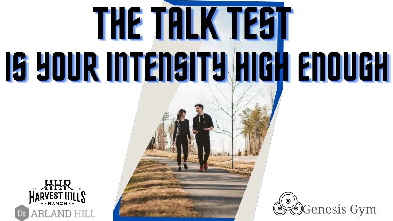 The Talk Test - Is Your Intensity High Enough?