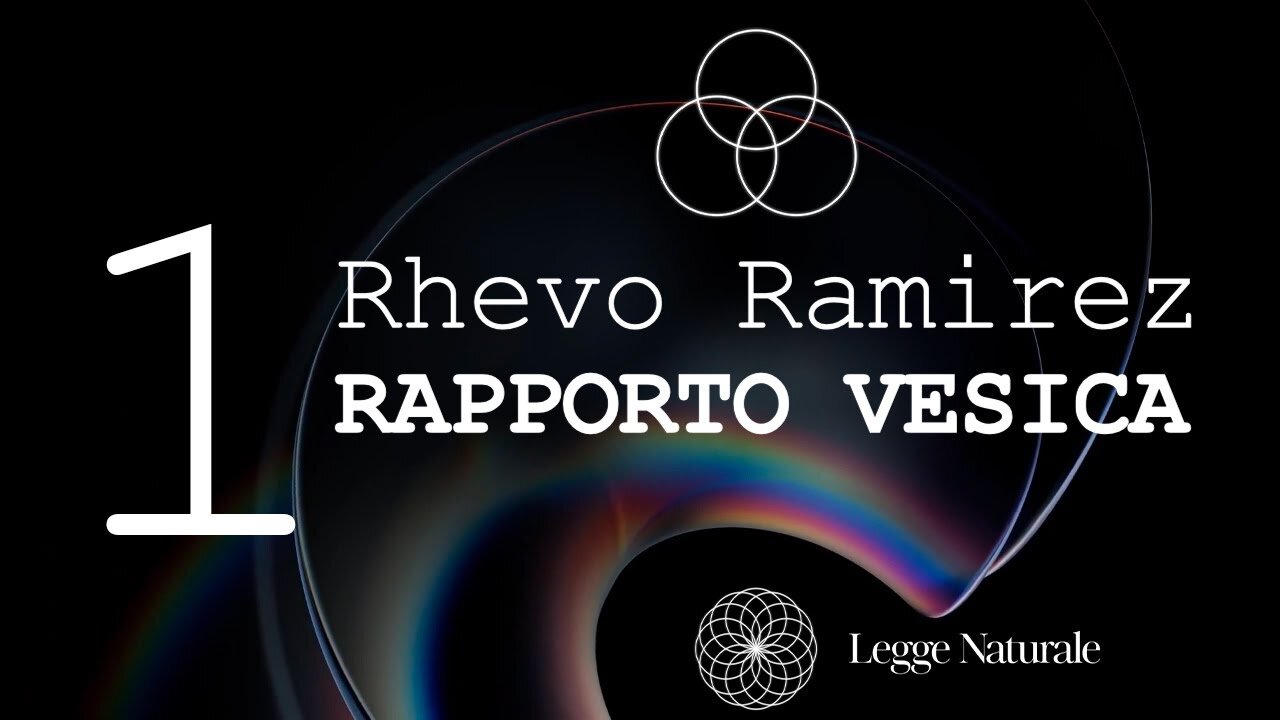 1 RAPPORTO VESICA - Rhevo Ramirez