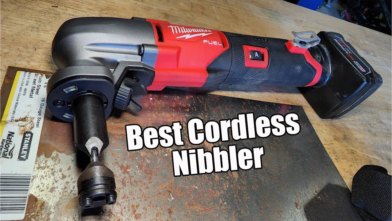 Milwaukee M12 FUEL 16-Gauge Variable Speed Nibbler Review | Best Cordless Nibbler!