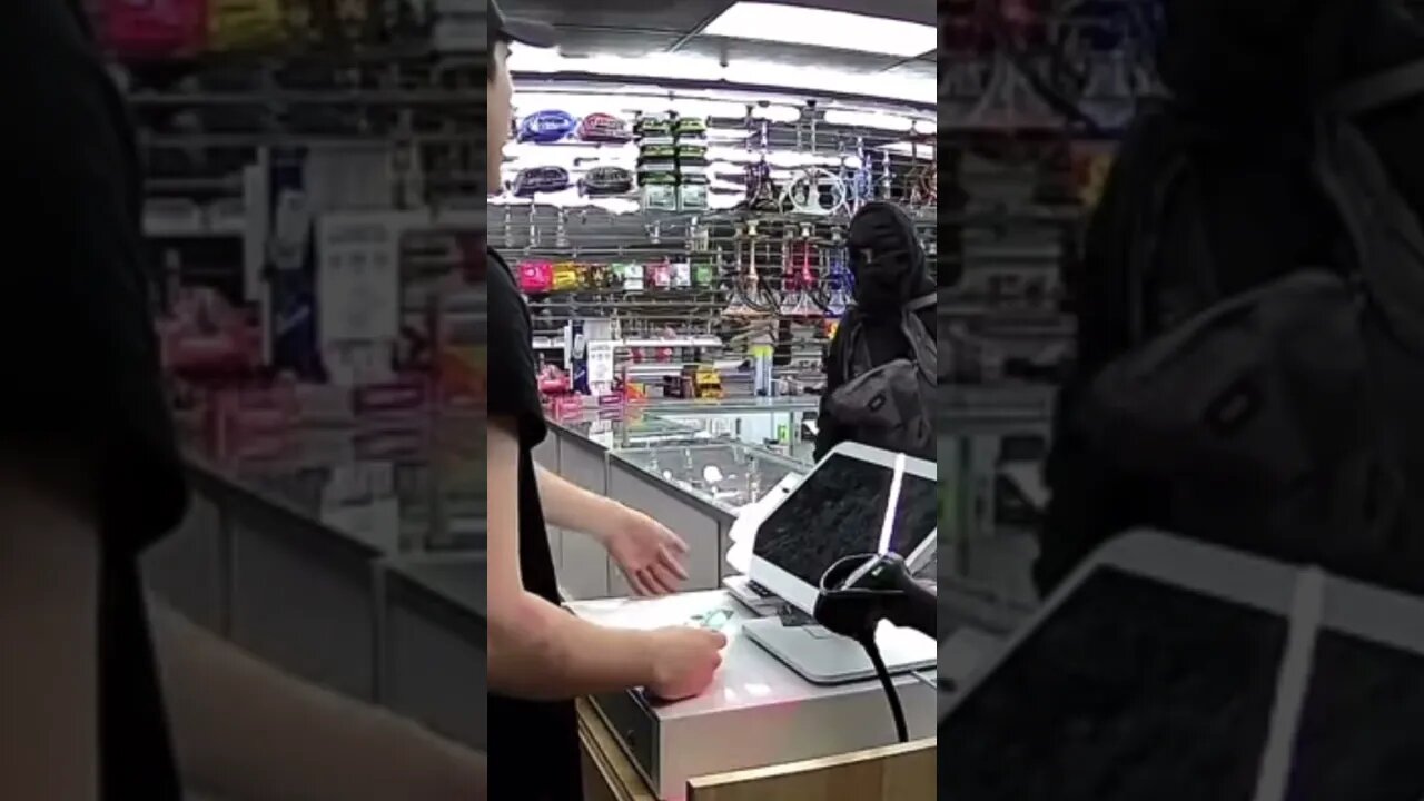 Store Owner STABS ROBBERS in AMAZING VIDEO!!!