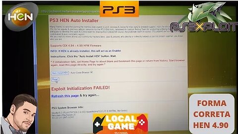 Novo Desbloqueio do Ps3 hen 4.90 modo super fácil sem erros