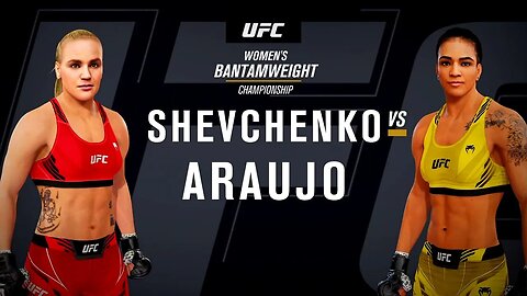 EA Sports UFC 4 Gameplay Viviane Araujo vs Valentina Shevchenko