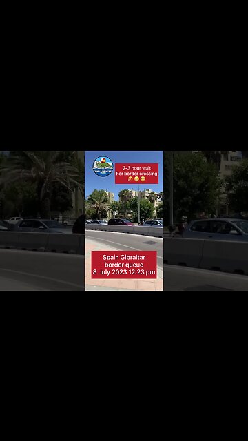 No Thank You- Spain Gibraltar Border Crossing Queue by Car