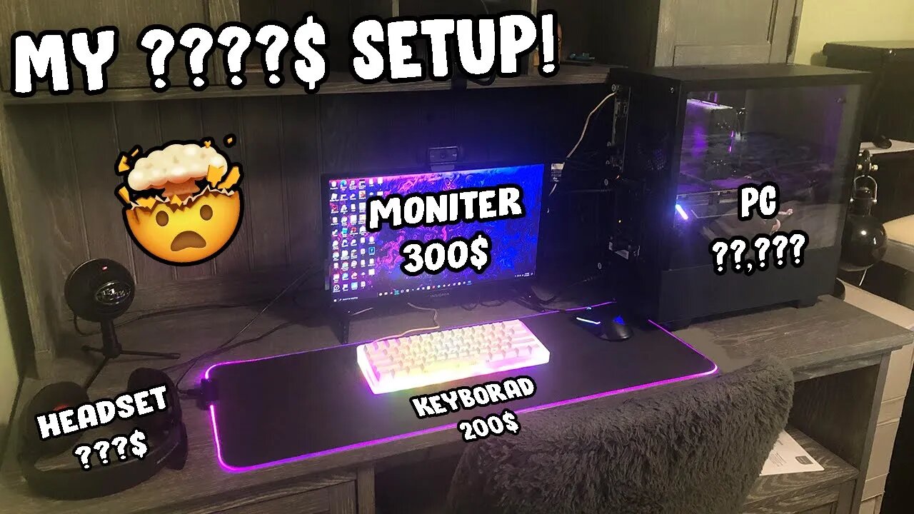 MY ?,???$ SETUP TOUR! (The Noobie)