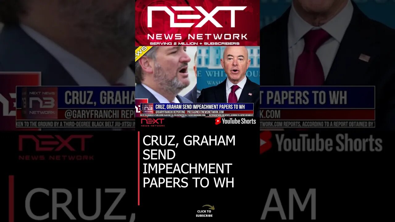 CRUZ, GRAHAM SEND IMPEACHMENT PAPERS TO WH #shorts