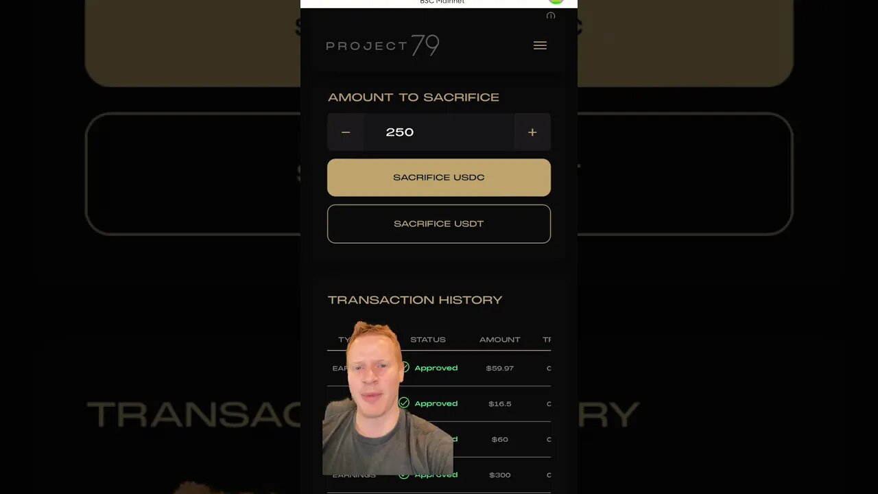 Project 79 - 6+%/month buying and transporting gold - Sacrifice period is open now